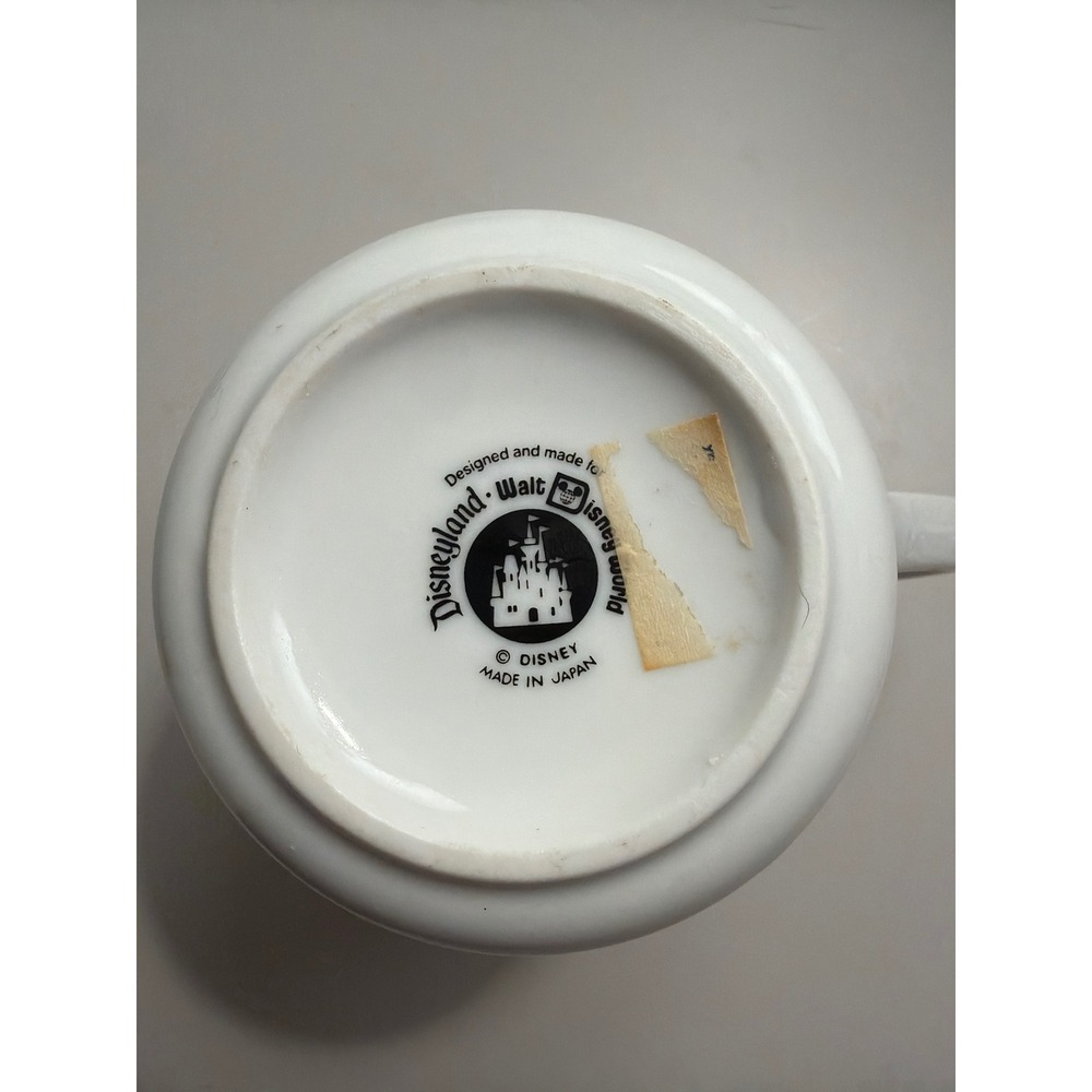 Vintage Disney Mickey Minnie Donald Carousel Horse Mug Disneyland World Japan - Picture 5 of 5